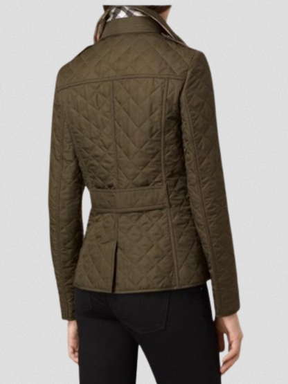 Gestepptes Damen Übergangsjacke | Taillierter Schnitt & moderner Taillenriegel