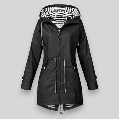 Leichte Damen-Regenjacke mit Kapuze | Stylischer Wetterschutz für Jeden Tag