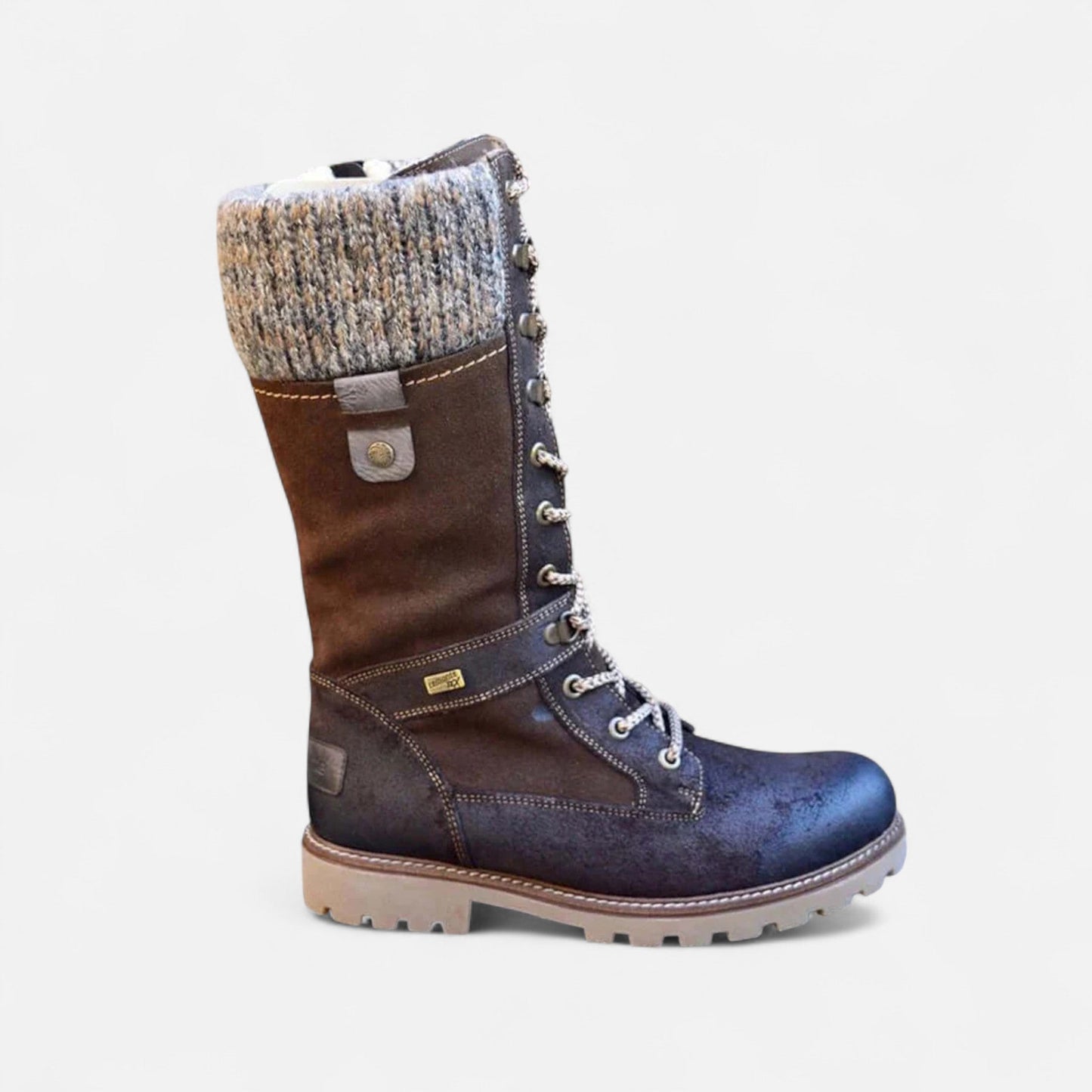 Damen Schnürstiefel mit Warmem Innenabschluss – Robust, rutschfest & stilvoll für kalte Tage