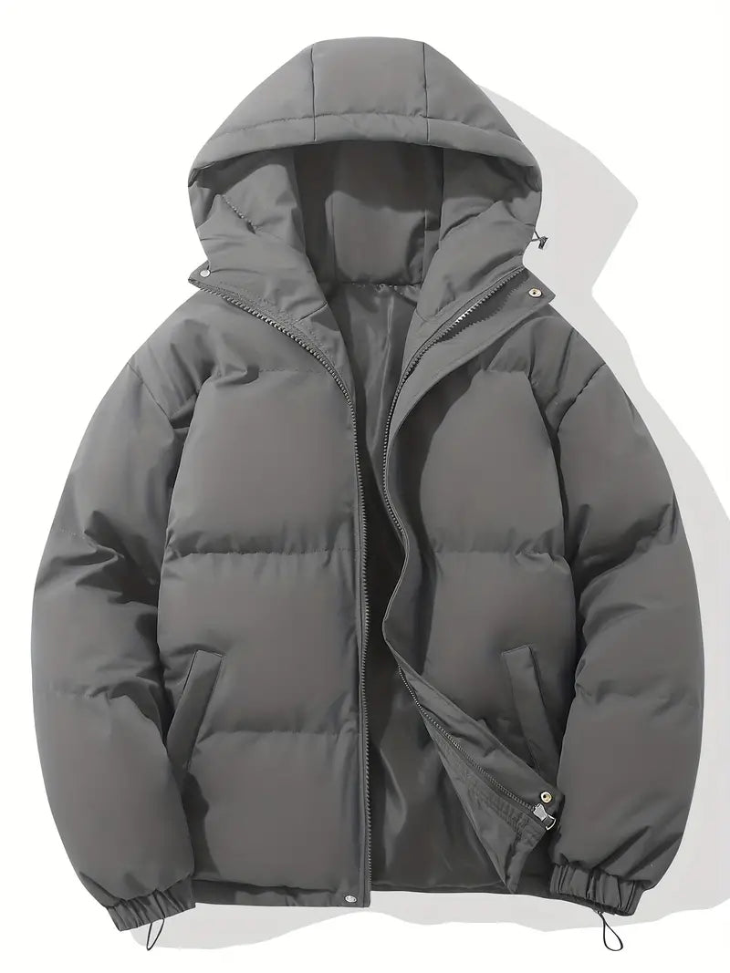 Herren Steppjacke mit Kapuze | Warme, praktische Begleitung für kalte Wintertage