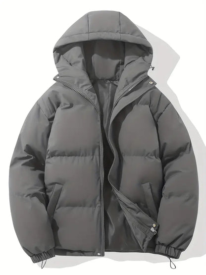 Herren Steppjacke mit Kapuze | Warme, praktische Begleitung für kalte Wintertage