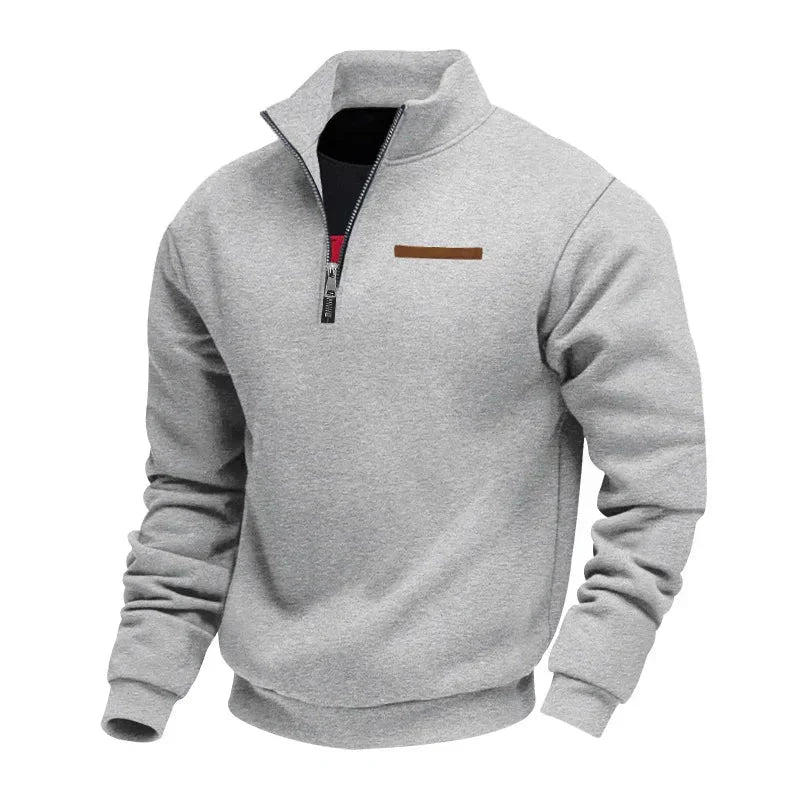 Sportlicher Herrenpullover mit Halbgolf & Reißverschluss | Komfortabel & Stylisch