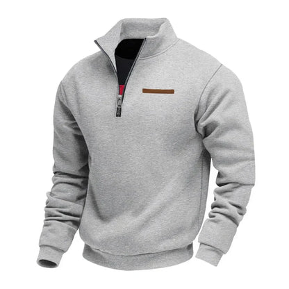 Sportlicher Herrenpullover mit Halbgolf & Reißverschluss | Komfortabel & Stylisch