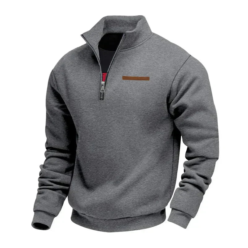 Sportlicher Herrenpullover mit Halbgolf & Reißverschluss | Komfortabel & Stylisch