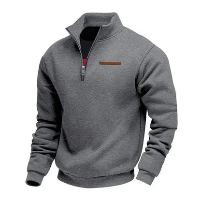 Sportlicher Herrenpullover mit Halbgolf & Reißverschluss | Komfortabel & Stylisch