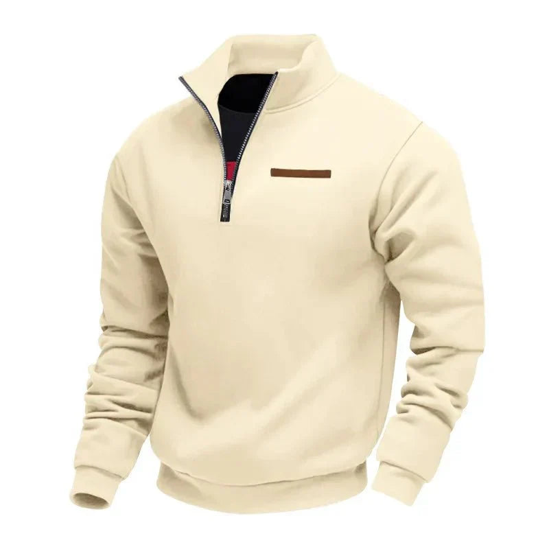Sportlicher Herrenpullover mit Halbgolf & Reißverschluss | Komfortabel & Stylisch