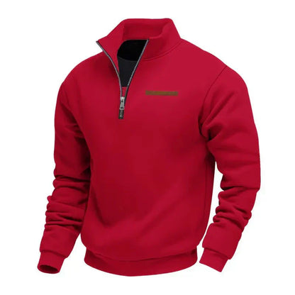 Sportlicher Herrenpullover mit Halbgolf & Reißverschluss | Komfortabel & Stylisch