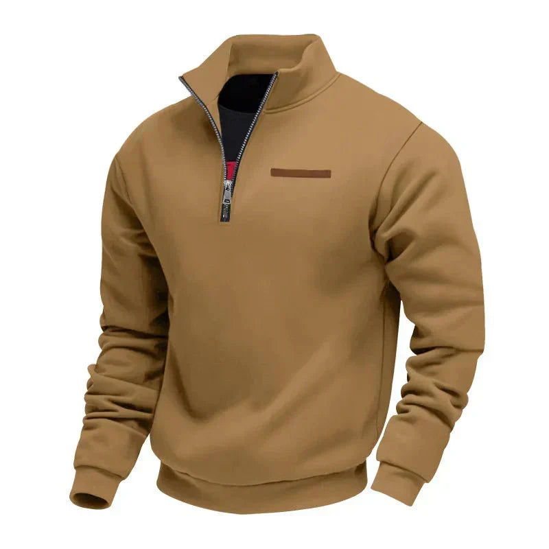 Sportlicher Herrenpullover mit Halbgolf & Reißverschluss | Komfortabel & Stylisch