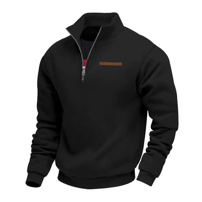 Sportlicher Herrenpullover mit Halbgolf & Reißverschluss | Komfortabel & Stylisch