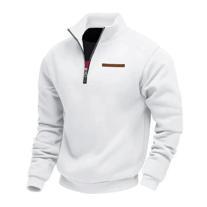 Sportlicher Herrenpullover mit Halbgolf & Reißverschluss | Komfortabel & Stylisch