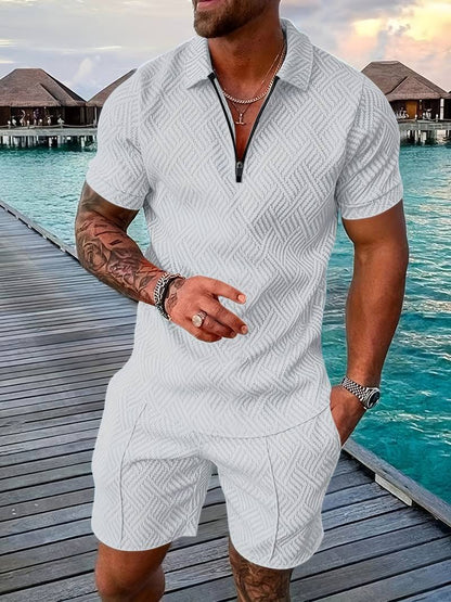 Max | Sommer 2-teiliges Set für Männer: Shirt + Shorts