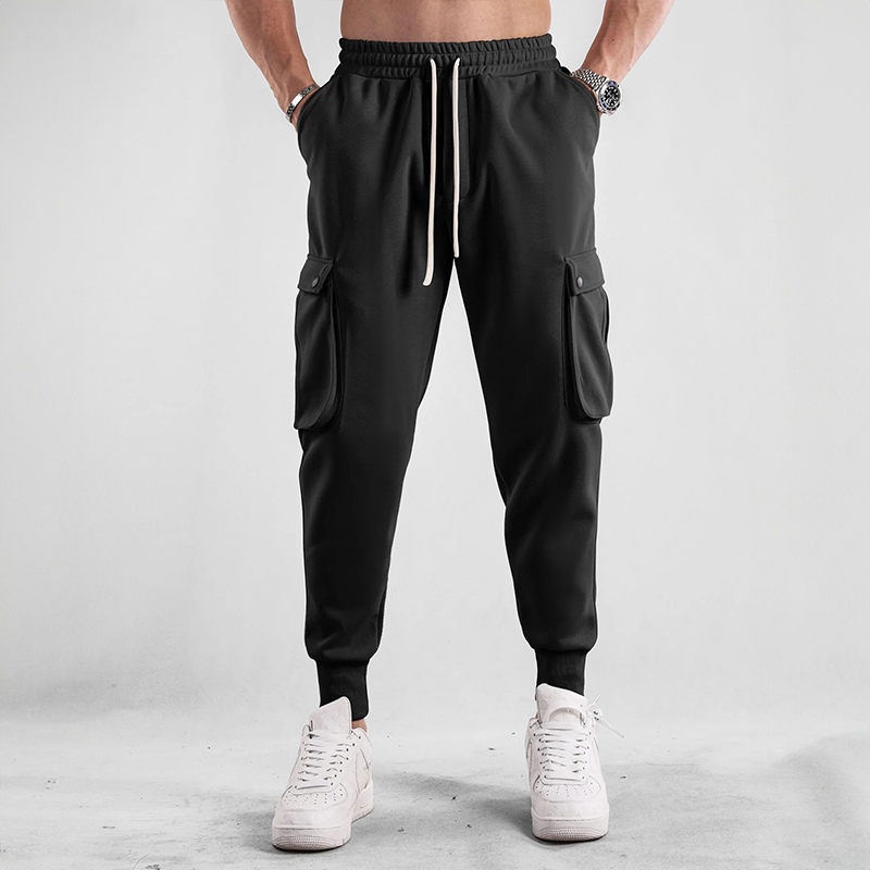 Elvin | Herren Cargo Jogginghose aus Baumwolle mit Taschen – Komfort & Flexibilität