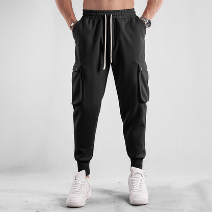 Elvin | Herren Cargo Jogginghose aus Baumwolle mit Taschen – Komfort & Flexibilität