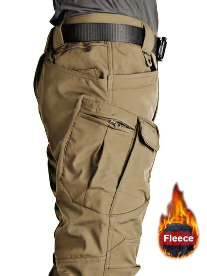 Janik | Herren Thermo-Cargohose mit Fleecefutter und Mehreren Taschen