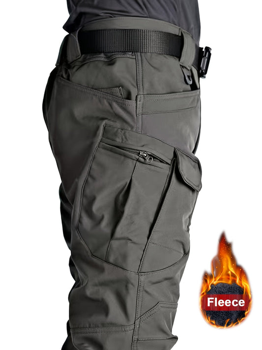 Janik | Herren Thermo-Cargohose mit Fleecefutter und Mehreren Taschen