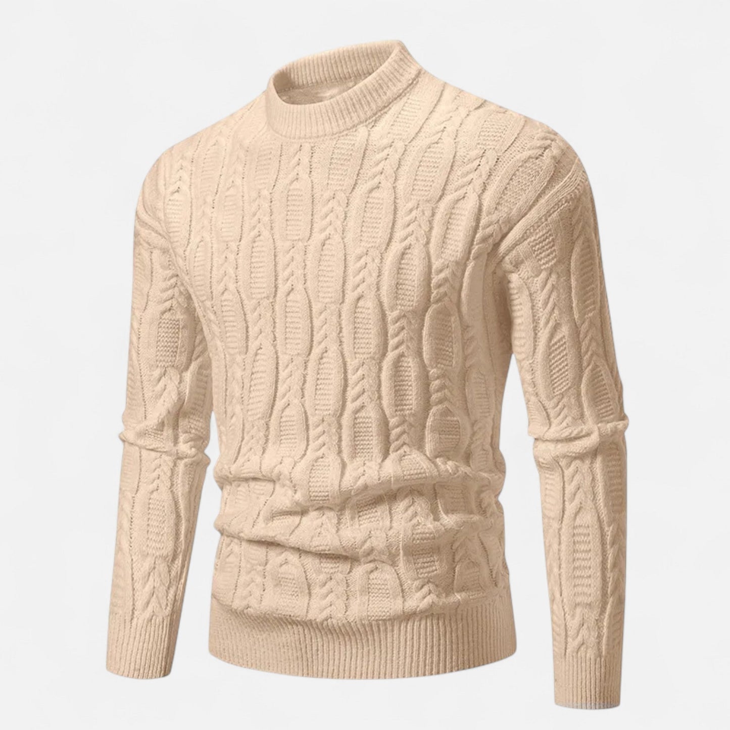 Herren Strickpullover Crewneck | Klassischer Feinstrick für stilvollen Komfort