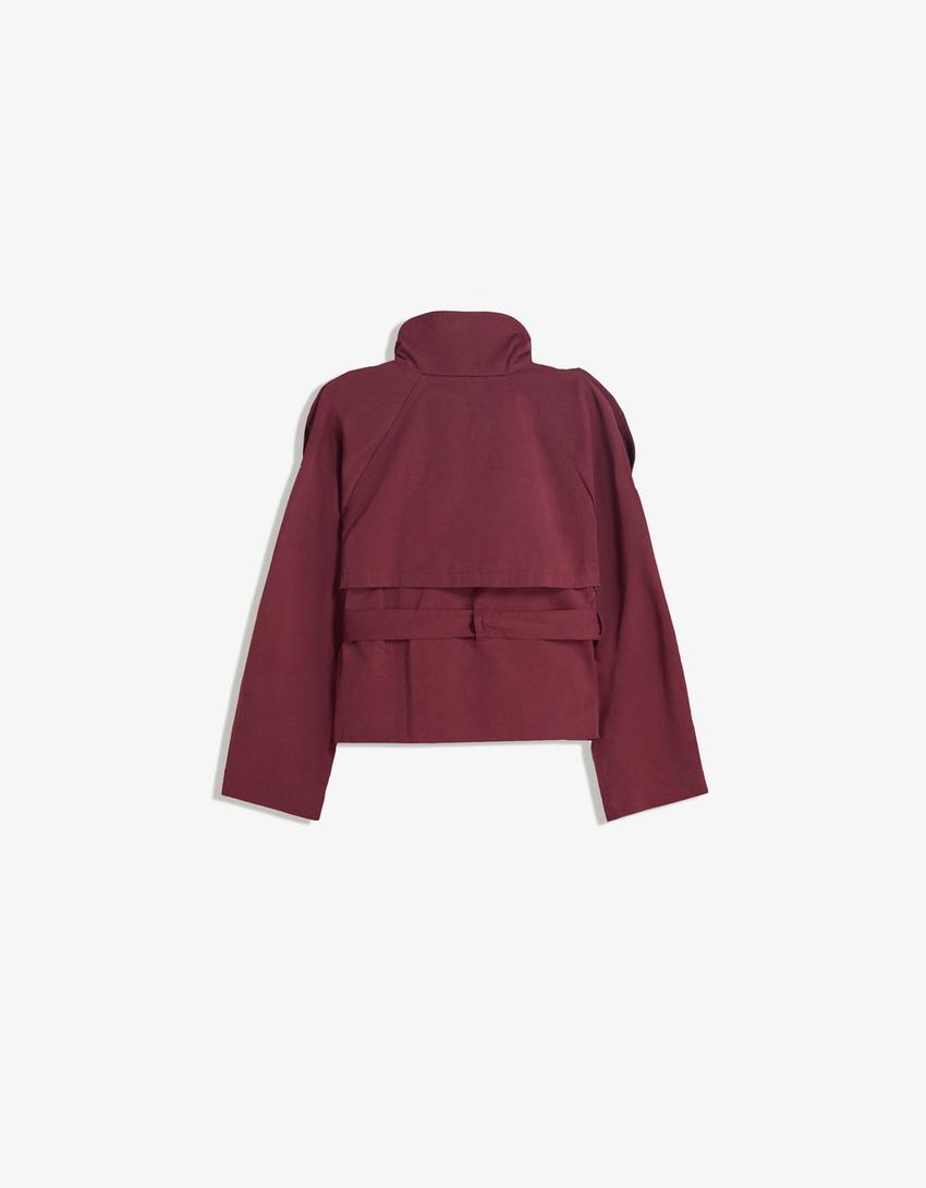 Kurztrenchcoat Damen mit Taillengürtel | Eleganter Übergangsstyle für City & Office