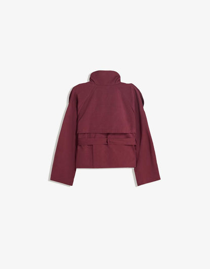 Kurztrenchcoat Damen mit Taillengürtel | Eleganter Übergangsstyle für City & Office