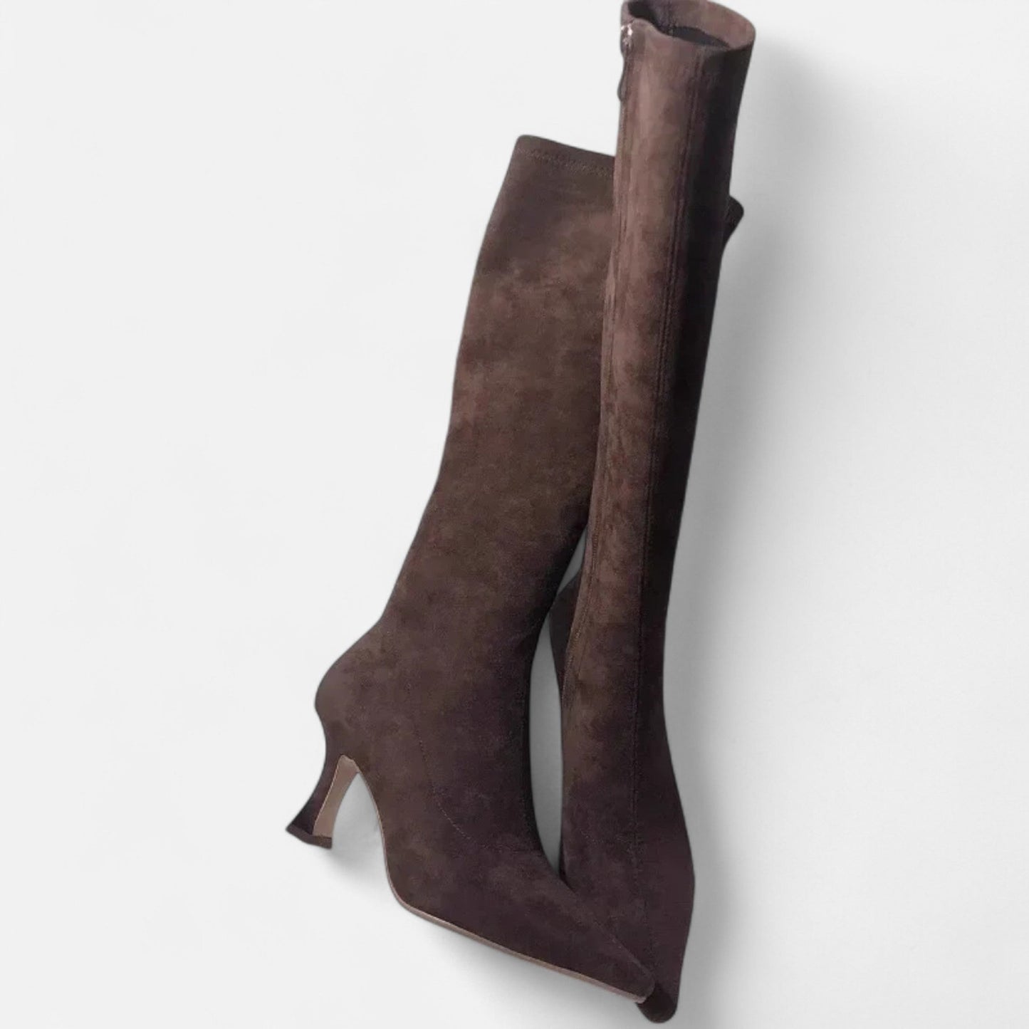 Overknee-Stiefel aus Wildleder mit hohem Absatz | Eleganz für jeden Schritt