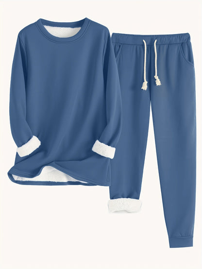Cozy Damen Lounge-Set | Kuscheliges Fleecefutter für maximalen Komfort