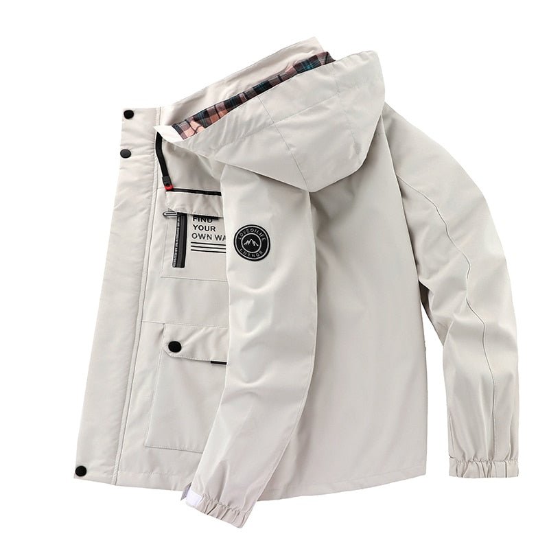 Ingolf | Outdoor-Jacke Herren Wetterfest, Modern & Aus 100% Baumwolle