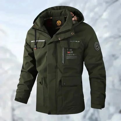 Ingolf | Outdoor-Jacke Herren Wetterfest, Modern & Aus 100% Baumwolle