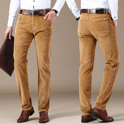 Herren Cordhose Slim Fit aus weichem Cordmaterial