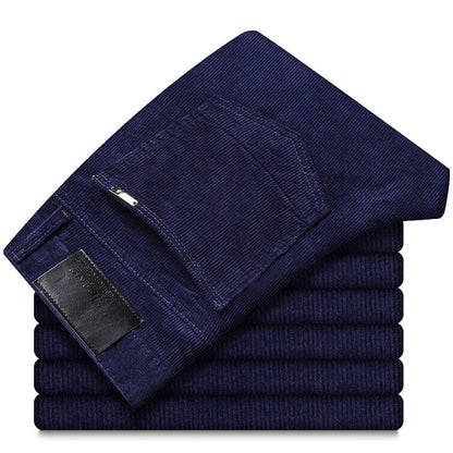 Herren Cordhose Slim Fit aus weichem Cordmaterial