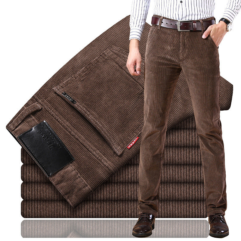 Herren Cordhose Slim Fit aus weichem Cordmaterial