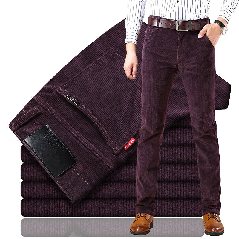 Herren Cordhose Slim Fit aus weichem Cordmaterial