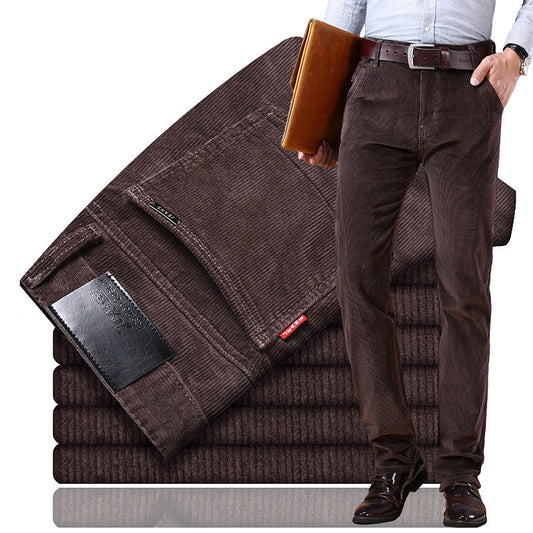 Herren Cordhose Slim Fit aus weichem Cordmaterial