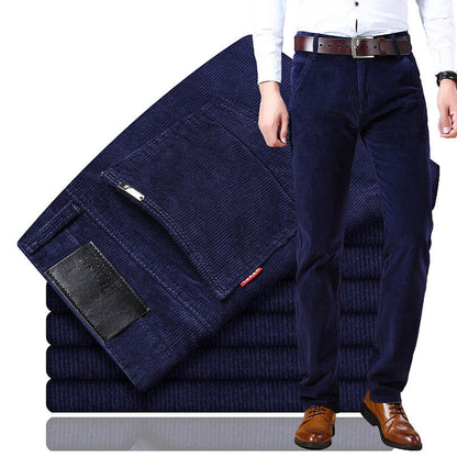 Herren Cordhose Slim Fit aus weichem Cordmaterial