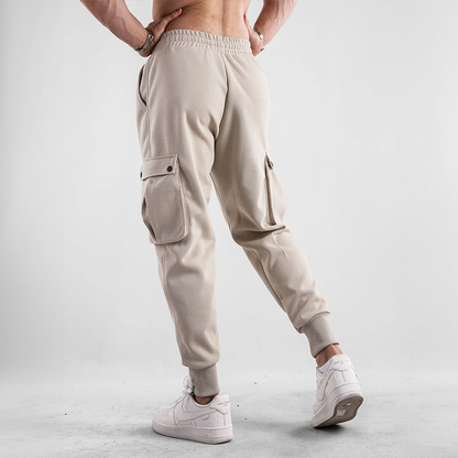 Elvin | Herren Cargo Jogginghose aus Baumwolle mit Taschen – Komfort & Flexibilität