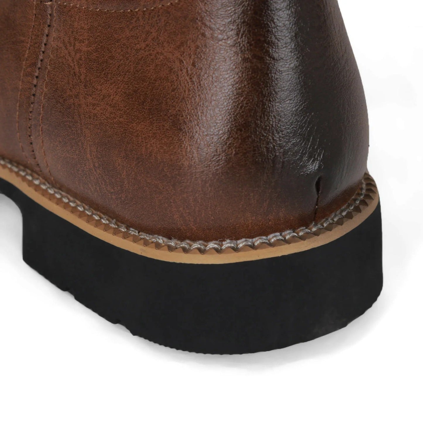 Oscar | Herren Cowboy Stiefel im Westernstil – Klassische Lederoptik für Alltag, Freizeit & Country-Look