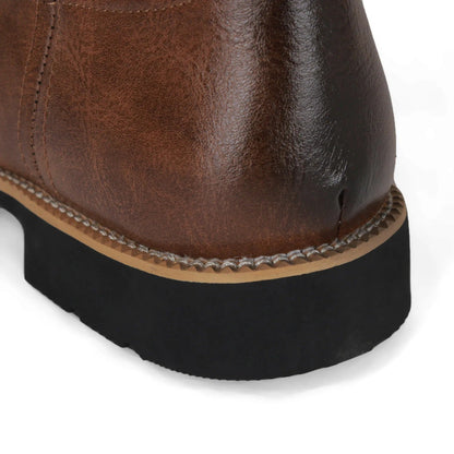 Oscar | Herren Cowboy Stiefel im Westernstil – Klassische Lederoptik für Alltag, Freizeit & Country-Look