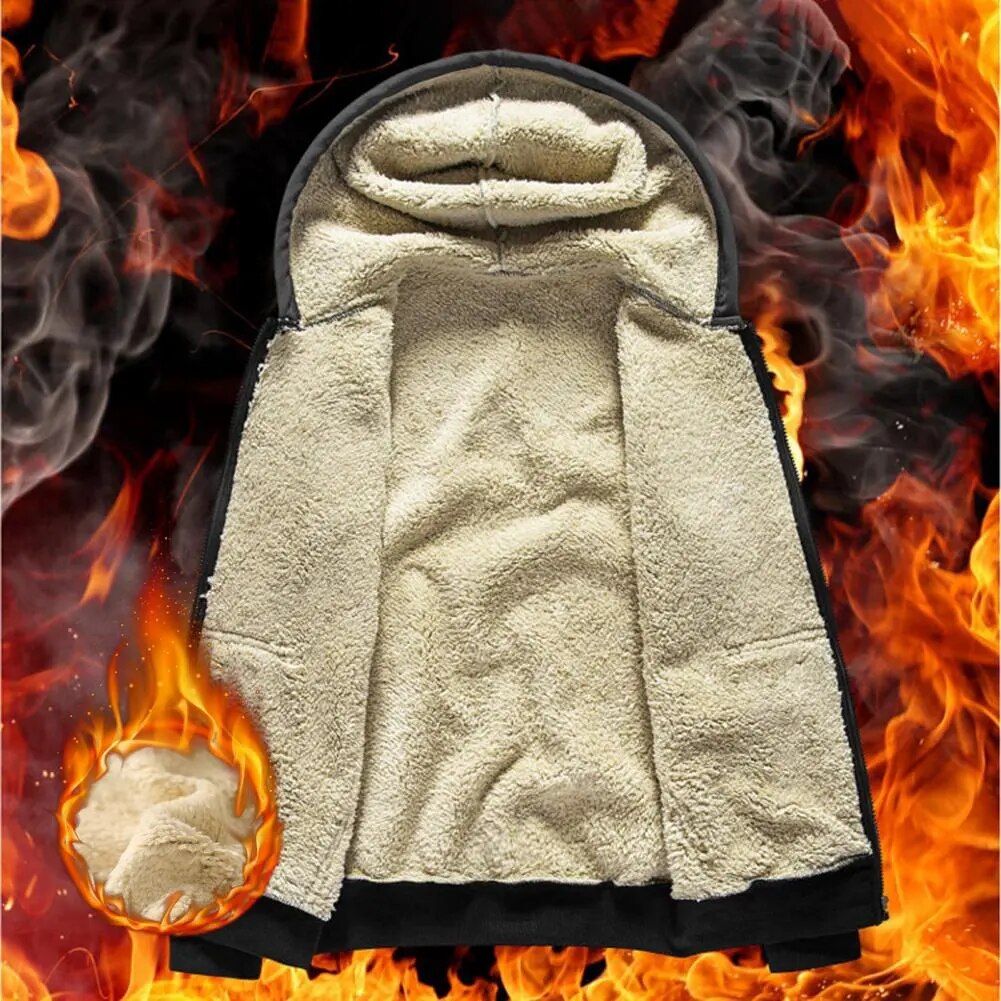 Herren Winter Fleecejacke mit Teddyfutter | Extra Wärme für kalte Tage