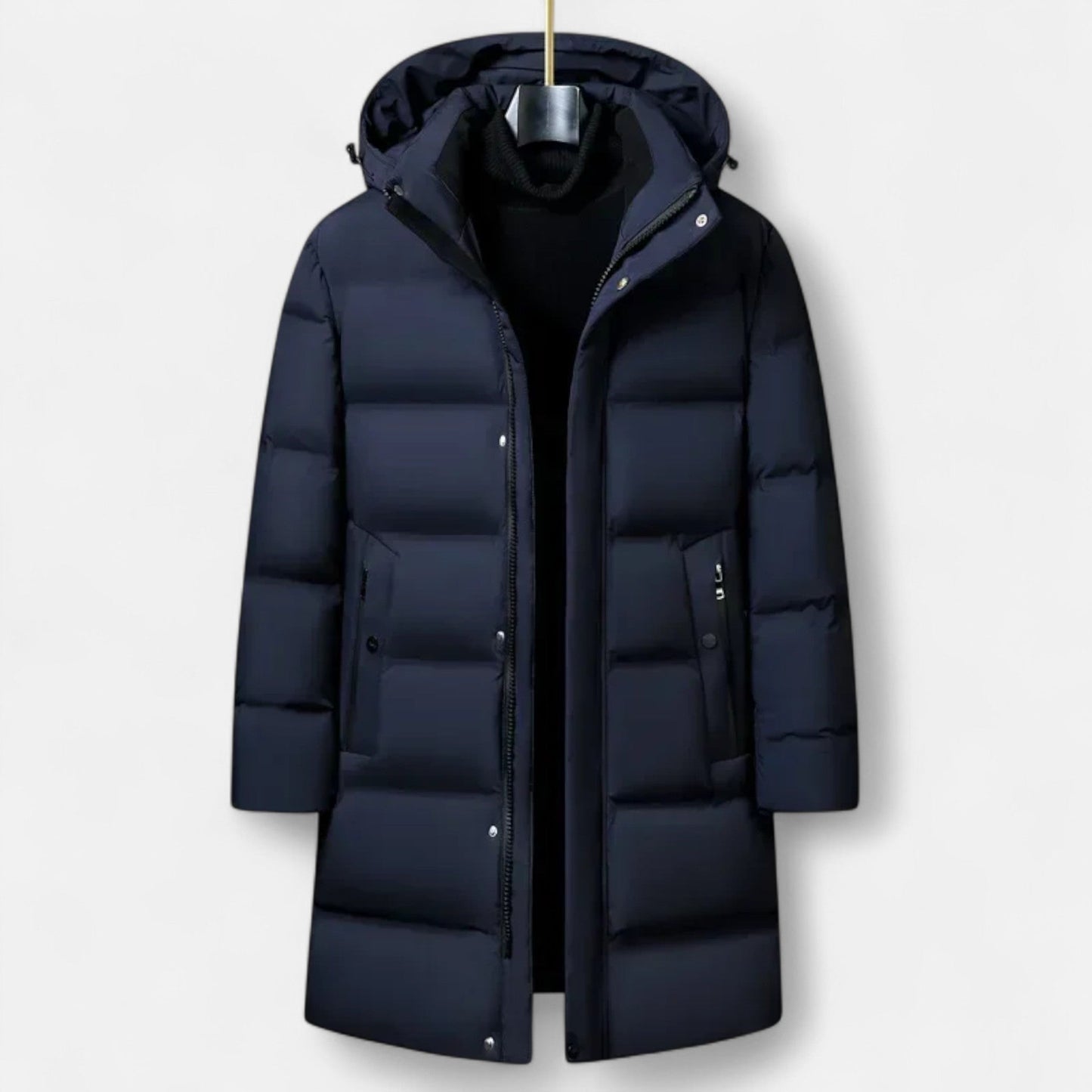 Premium Winter-Parka mit Kapuze | Gefütterte Eleganz für Herren