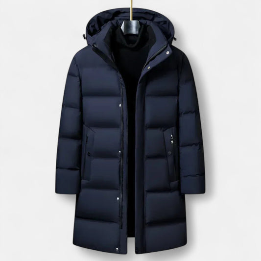 Premium Winter-Parka mit Kapuze | Gefütterte Eleganz für Herren