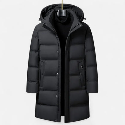 Premium Winter-Parka mit Kapuze | Gefütterte Eleganz für Herren