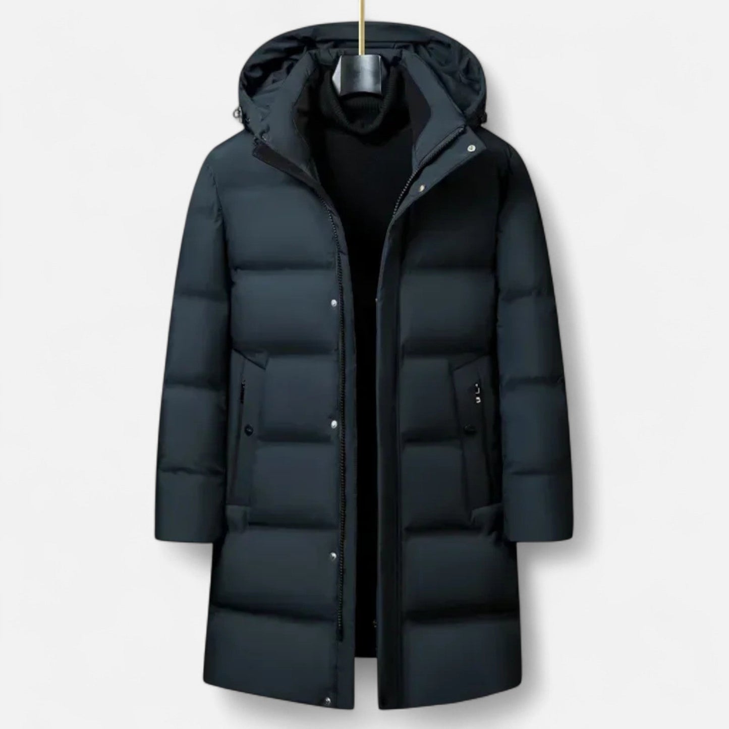 Premium Winter-Parka mit Kapuze | Gefütterte Eleganz für Herren