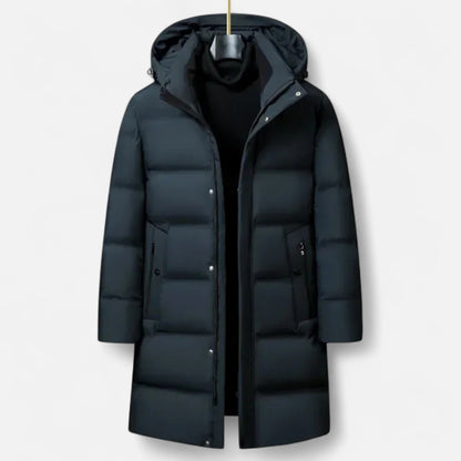 Premium Winter-Parka mit Kapuze | Gefütterte Eleganz für Herren