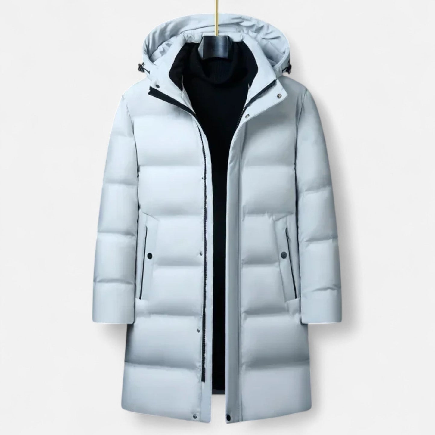 Premium Winter-Parka mit Kapuze | Gefütterte Eleganz für Herren