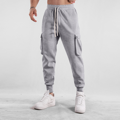 Elvin | Herren Cargo Jogginghose aus Baumwolle mit Taschen – Komfort & Flexibilität