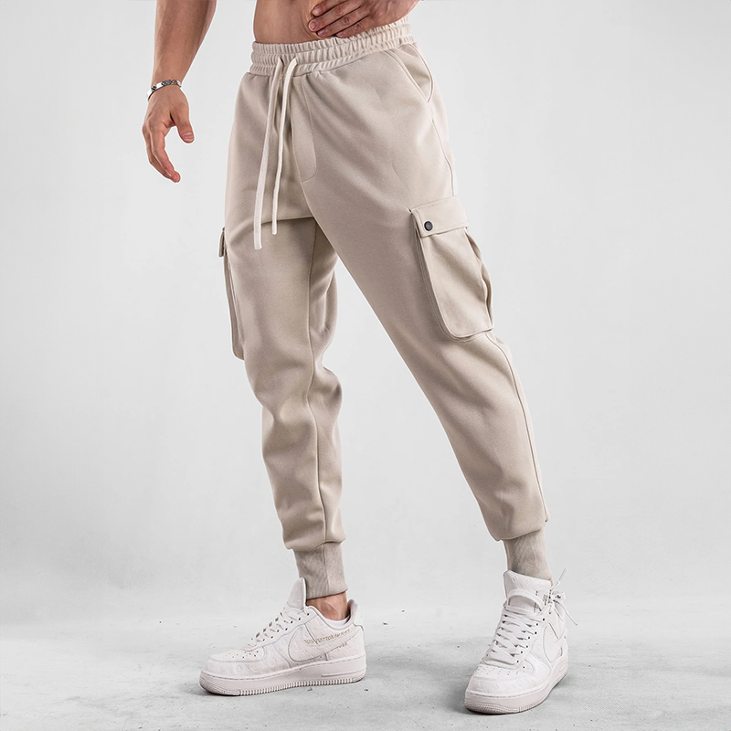 Elvin | Herren Cargo Jogginghose aus Baumwolle mit Taschen – Komfort & Flexibilität