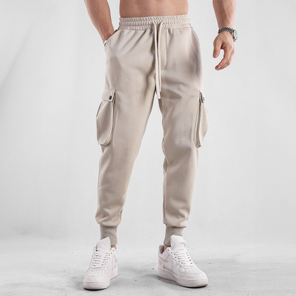 Elvin | Herren Cargo Jogginghose aus Baumwolle mit Taschen – Komfort & Flexibilität