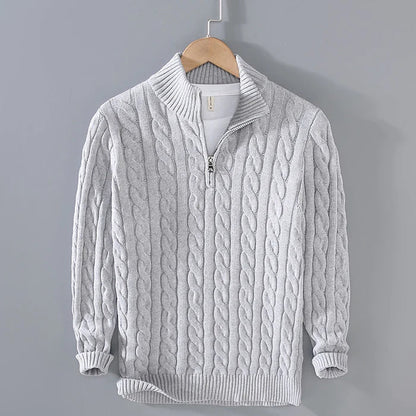 Klassischer Herren Wollpullover – Zeitlos, Warm & Vielseitig Kombinierbar