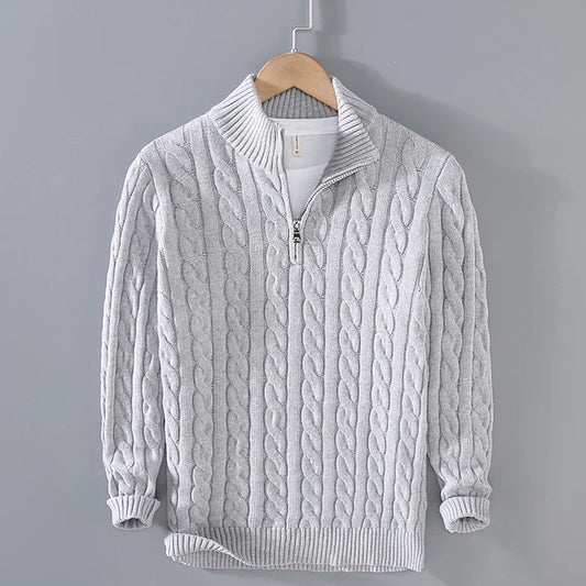 Klassischer Herren Wollpullover – Zeitlos, Warm & Vielseitig Kombinierbar