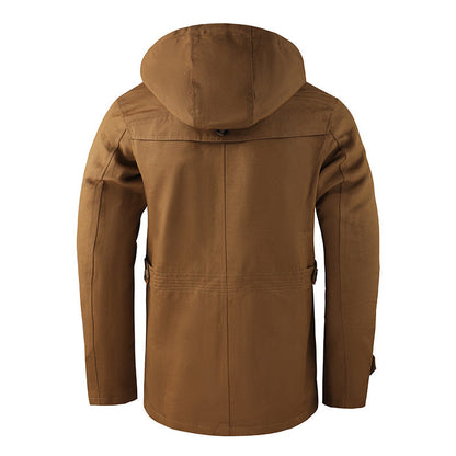 Herren Winterjacke mit Kapuze – Warm, Funktional & Perfekt für Kalte Tage