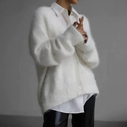 Winter Warme Strickjacke Damen | Kuscheliger Langarm Cardigan für kalte Tage