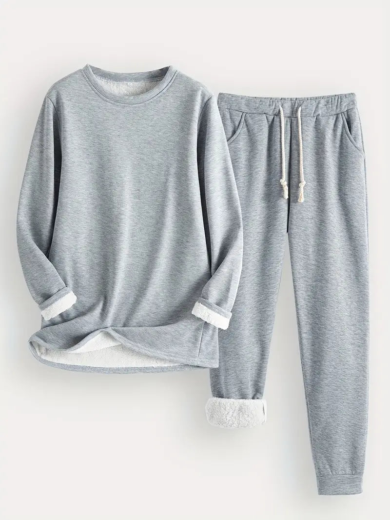 Cozy Damen Lounge-Set | Kuscheliges Fleecefutter für maximalen Komfort